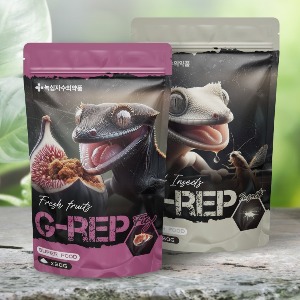 녹십자 수의약품 G-REP : SUPERFOOD 파충류 슈퍼푸드 (무화과 or 인섹트 선택) 게코 사료